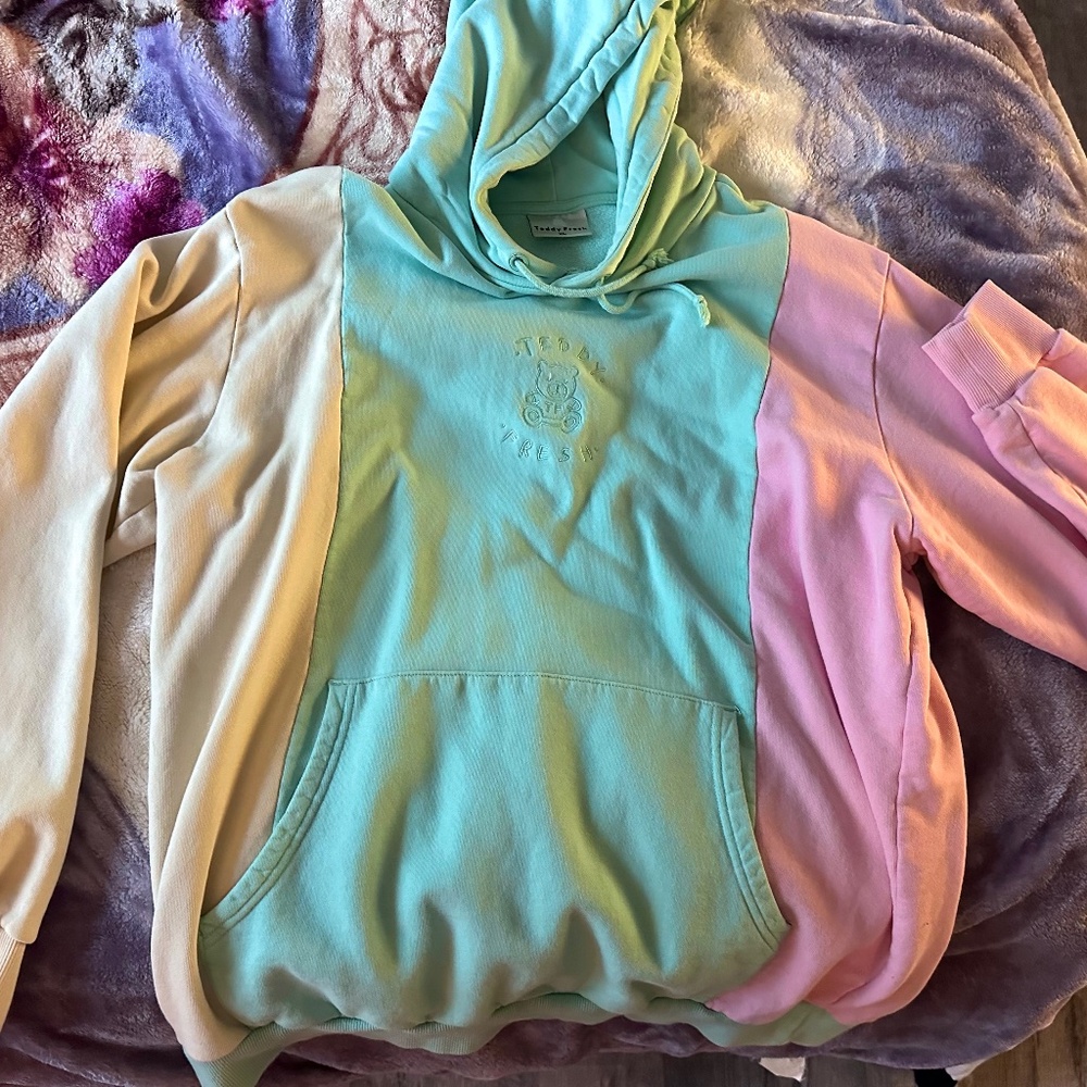 XL men’s Teddy Fresh pastel hoodie!!!